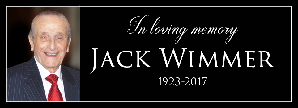 In Memoriam of Jack Wimmer